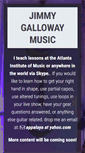 Mobile Screenshot of jimmygallowaymusic.com